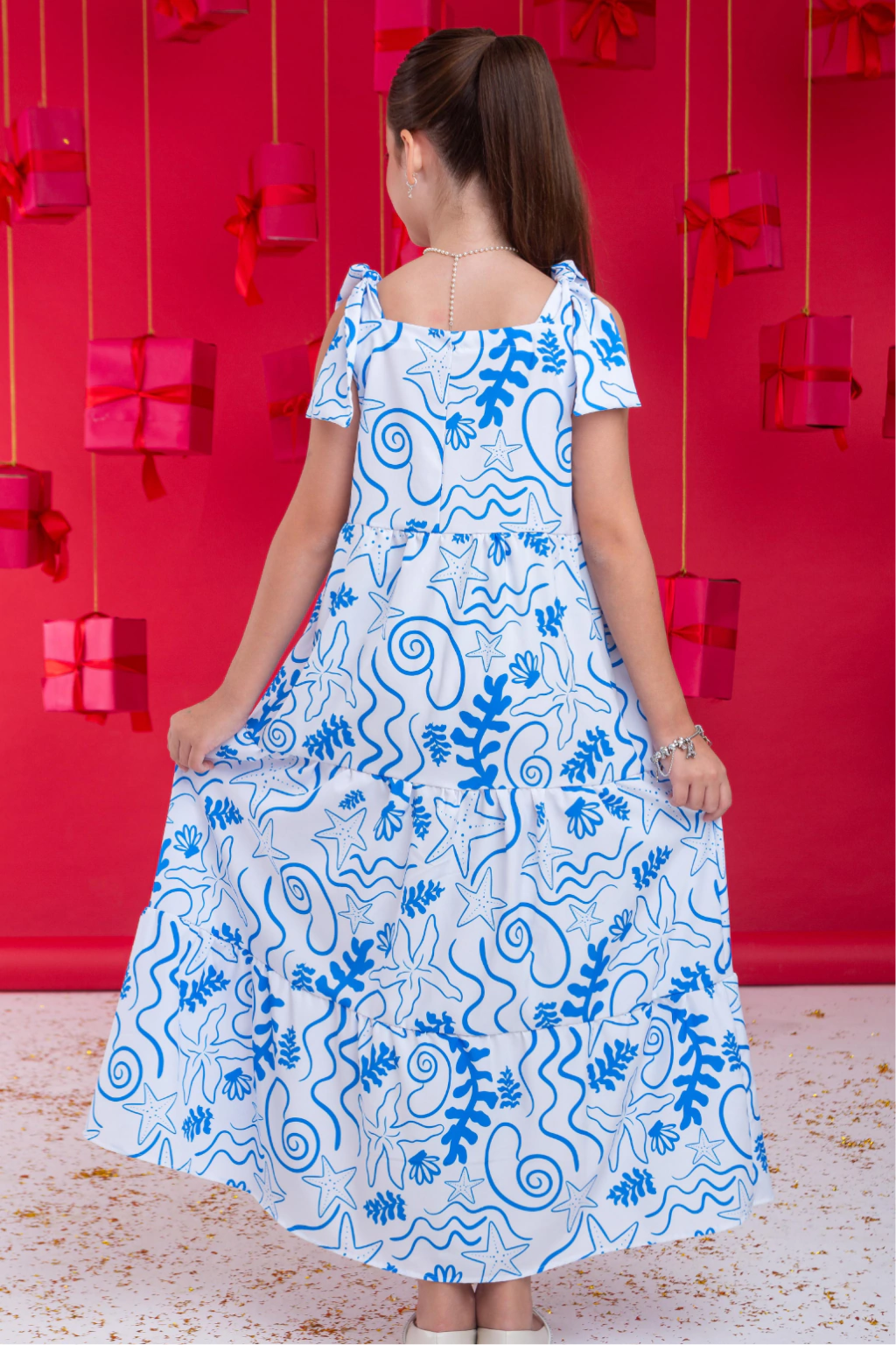 Vestido Longo Luiza Azul