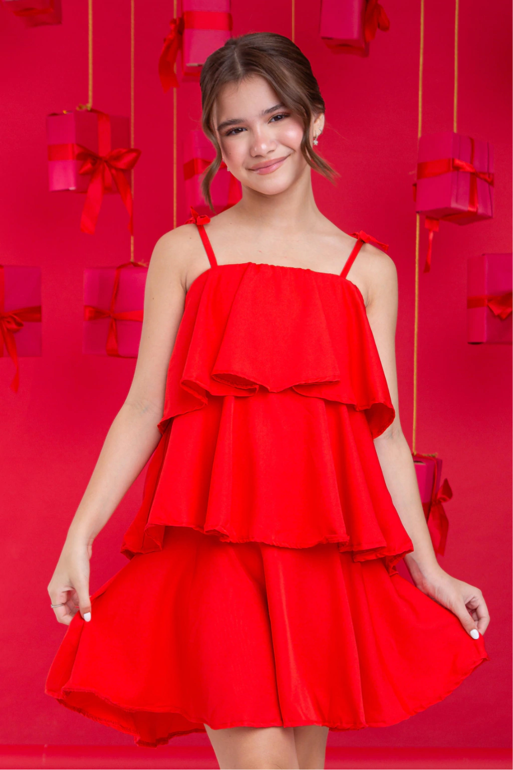 Vestido Francine Vermelho