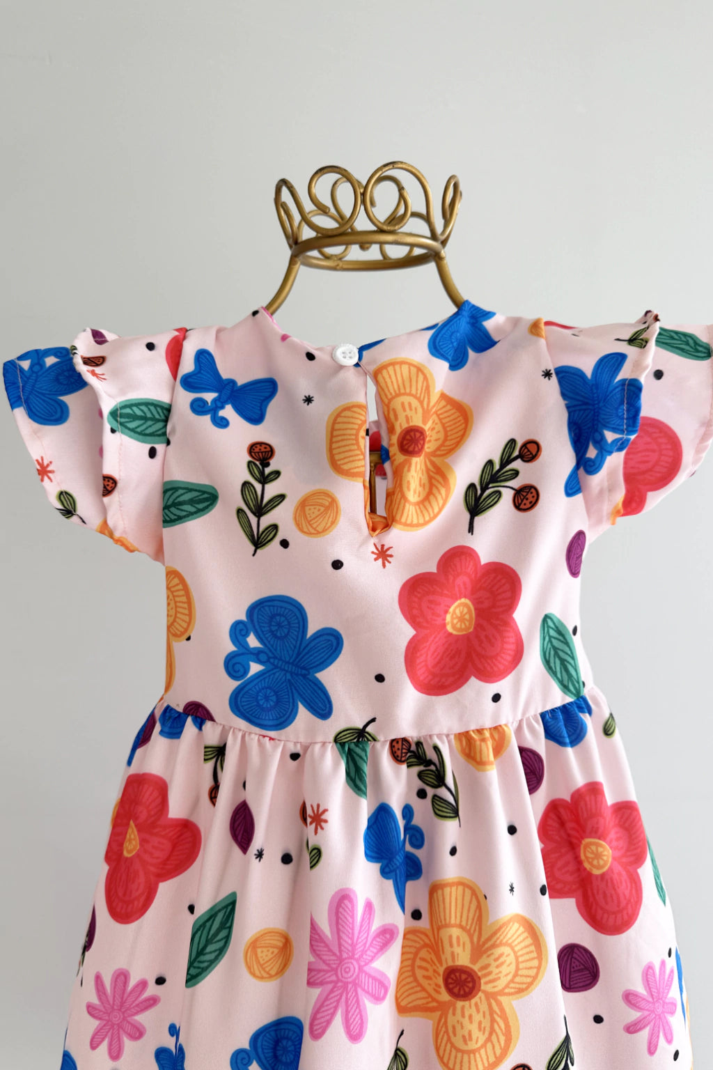 Vestido Infantil Michele Flores