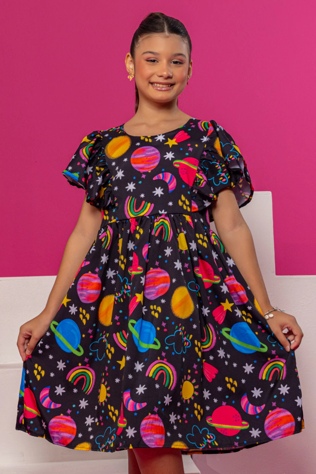 Vestido Infantil Duda Astros
