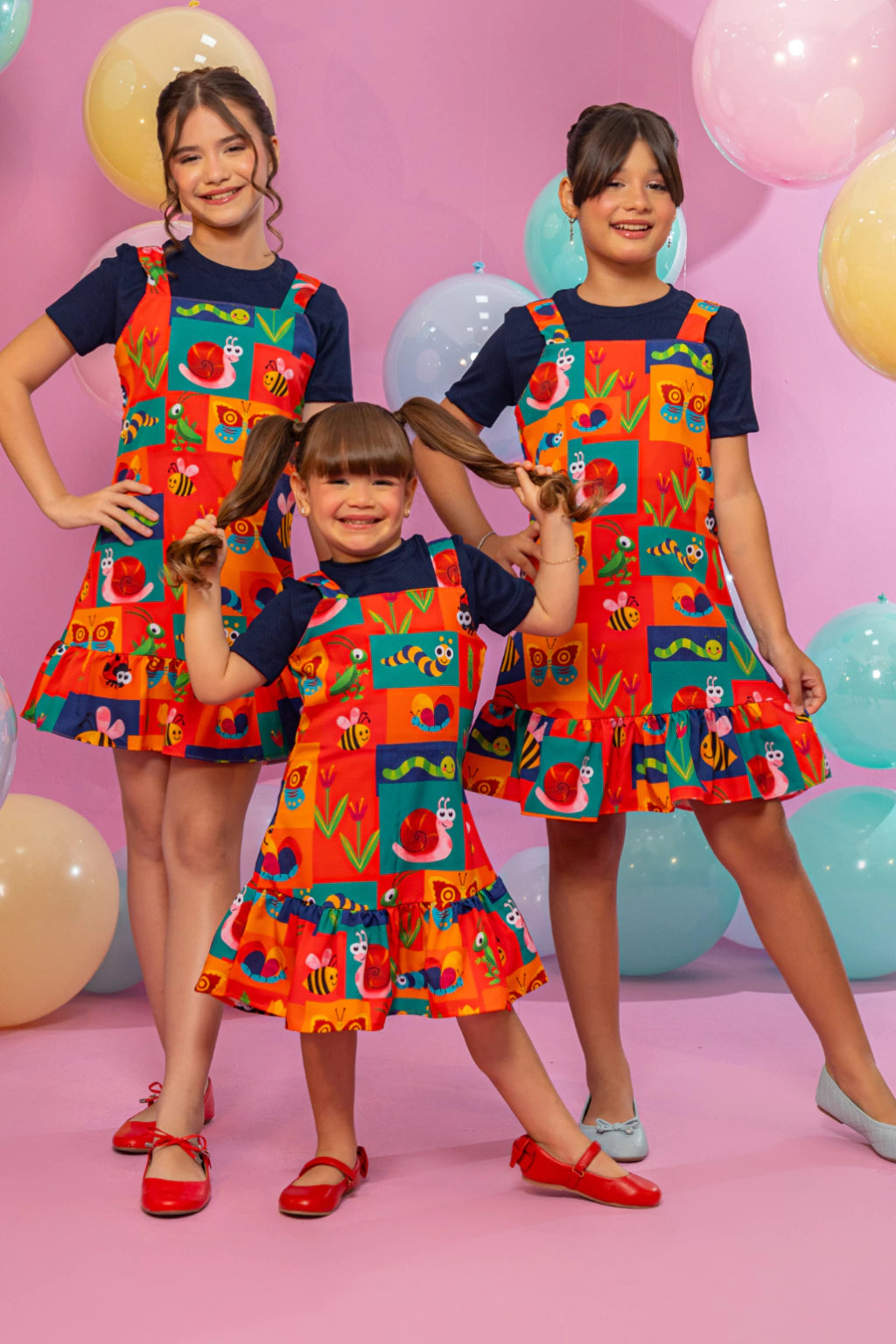 Salopete Samara Estampado Animais (salopete + blusa)