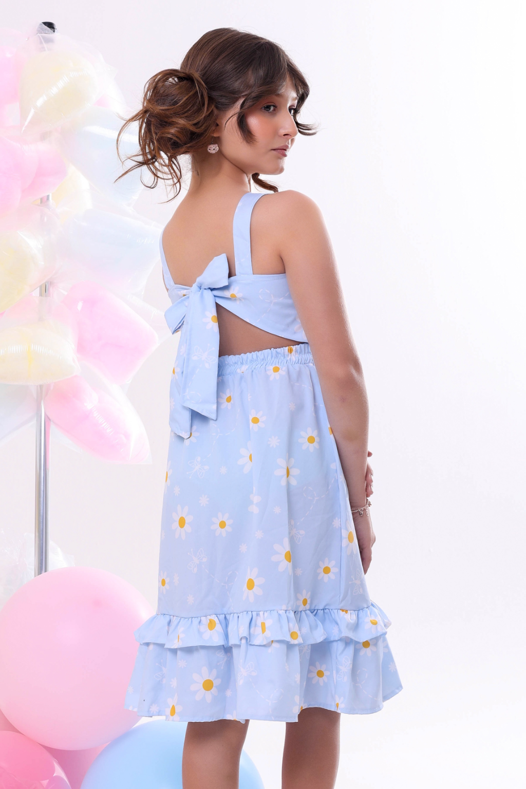 Vestido Infantil Jamile Novo Azul