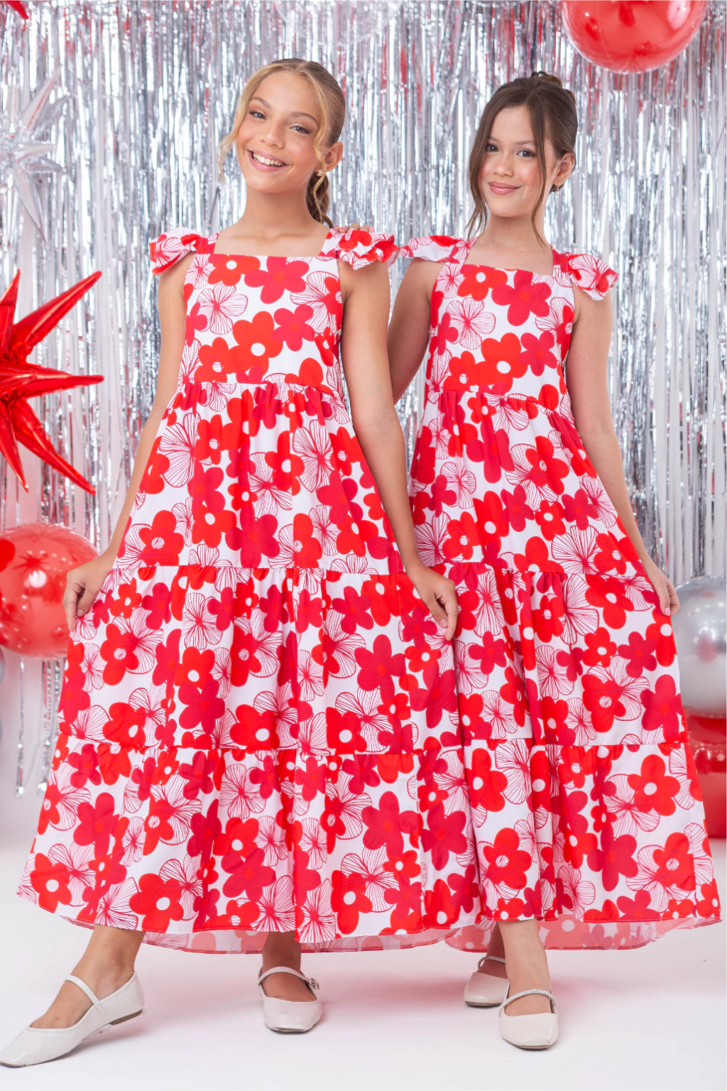 Vestido Longo Selena Vermelho